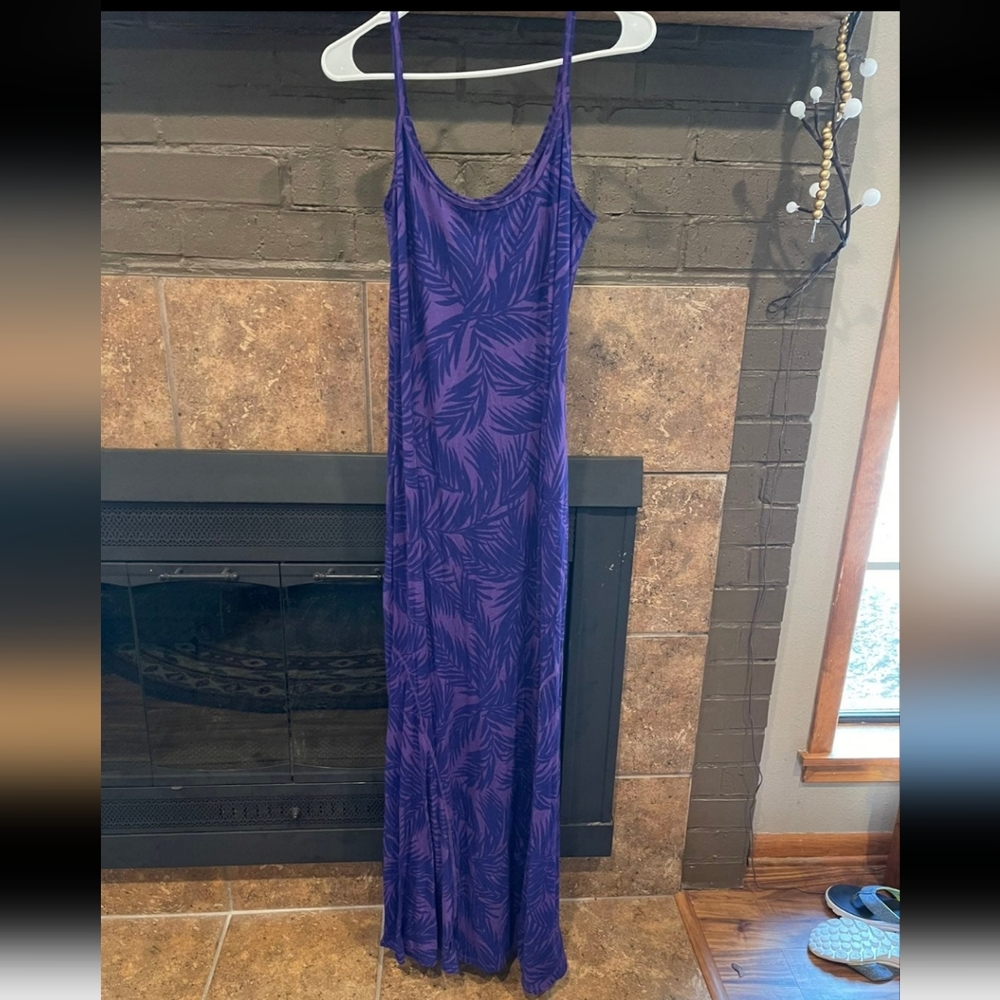 Purple maxi dress